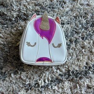 Unicorn Mini Bag with Glitter Accents